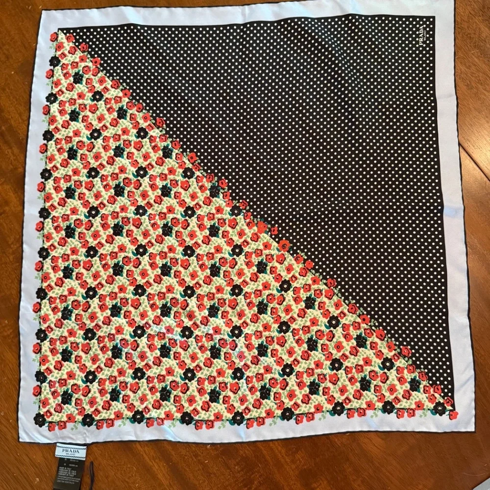 Prada Silk Scarf - Picture 2 of 6